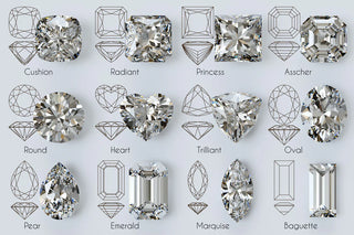Two diamonds side by side—one larger but dull, the other smaller with brilliant sparkle—highlighting the importance of cut over carat weight.