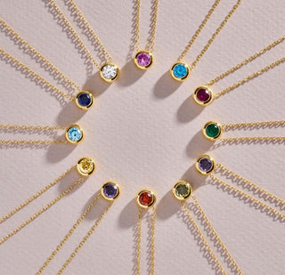 Colorful birthstone gems representing each month, highlighting their meaning and symbolism.