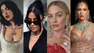 A Collage of Dua Lipa, Kim Kardashian, Margot Robbie & Jennifer Lopez