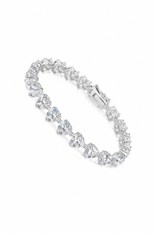 Sweetheart Tennis Bracelet