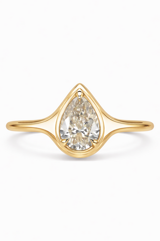 The Solace Pear Ring