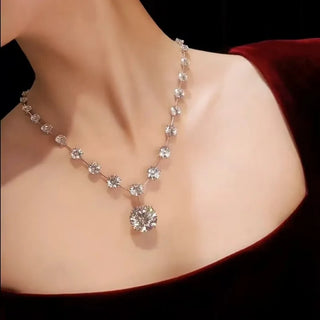 Constellation Necklace in 925 sterling silver with lab sapphire – elegant silver constellation star necklace inspired by starlit skies

