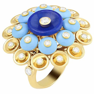 Forever Gleam Ring in 925 silver with lab sapphire in prong setting, elegant gleam ring for women, ideal for daily wear or special occasions

