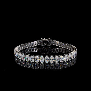 Classic Oval Cut Tennis Bracelet