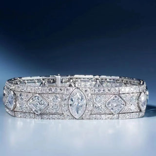 River of Light Bracelet - 925 Sterling Silver with Spinel Stones and Celestial Blue Option