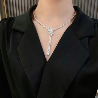 Gardenia Tassel Necklace