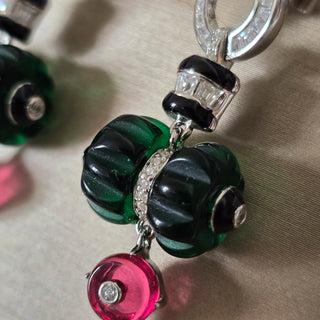 Red Phoenix Pearl Earrings