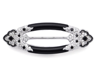 Black Veil Radiance Brooch