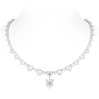 Crystal Heartshine Necklace full image - Azzallure