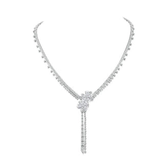 Gardenia Tassel Necklace