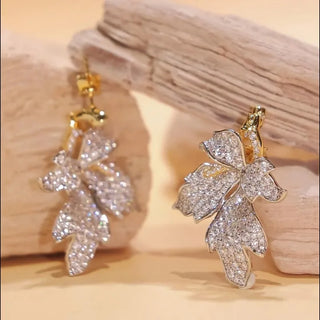 Lustre Leaf Earrings