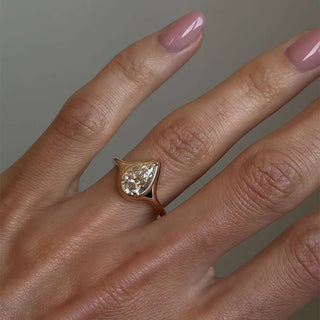 The Solace Pear Ring