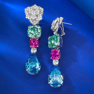 Rose Tourmaline Earrings