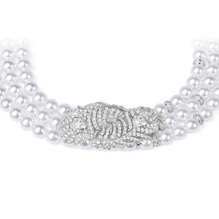 Halo Pearlline Necklace
