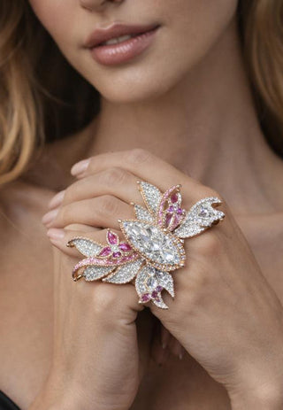Papillon Pink Ring