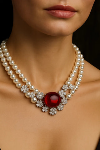 Pearl Blossom Necklace